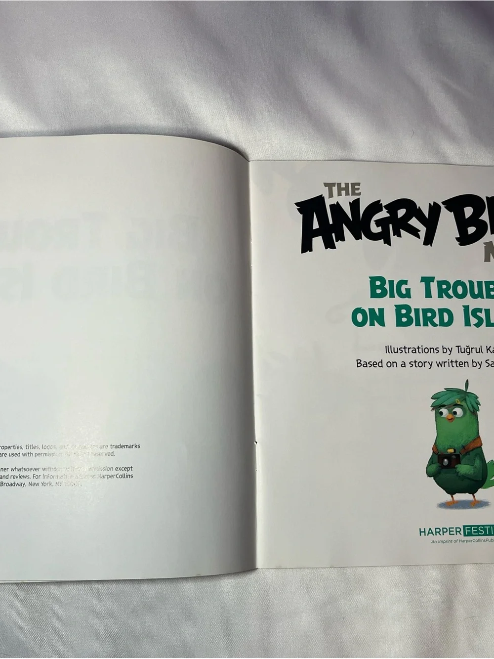 The Angry Birds Movie Big Trouble on Bird Island Paperback 2016 1st Edition